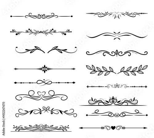 A decorative border line with clean design, symbolizing separation, structure, emphasis, elegance, framing, and visual organization.