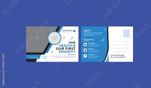 Medical Post Card Design