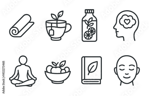 food icons set