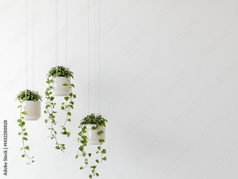 Fototapeta premium Hanging Plants Minimalist
