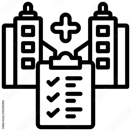 Merger Strategy Outline Icon