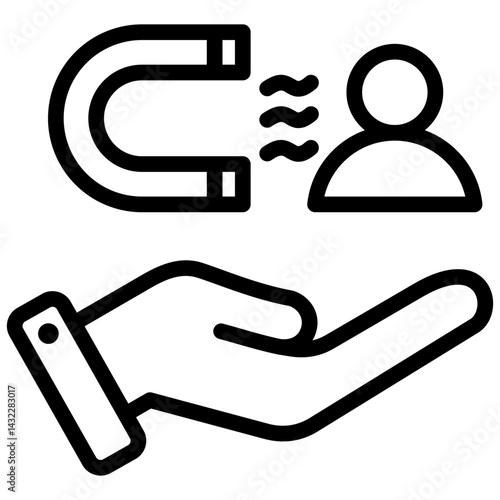 Employee Retention Outline Icon
