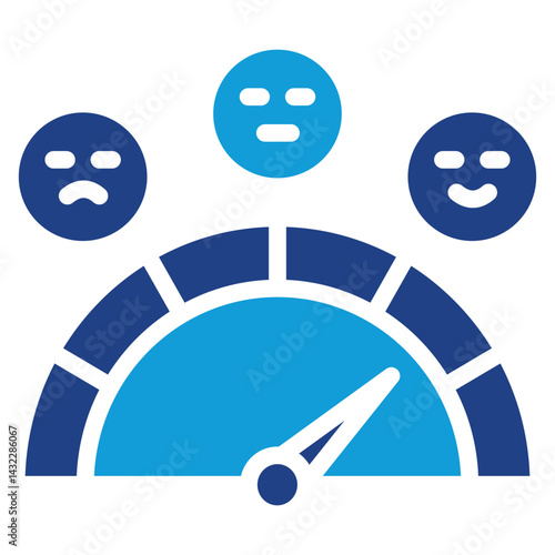Sentiment Analysis Dual Tone Icon