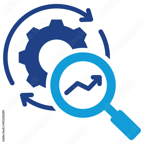 Process Analysis Dual Tone Icon
