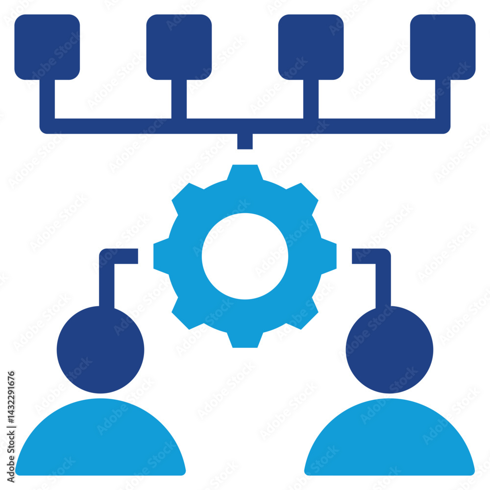 Workforce Planning Dual Tone Icon Workforce Planning Dual Tone Icon