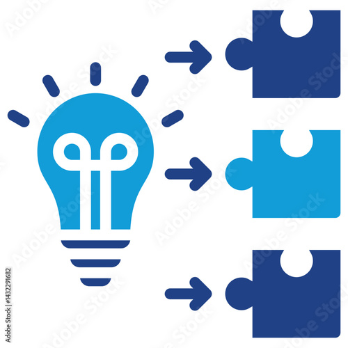 Problem Solving Dual Tone Icon