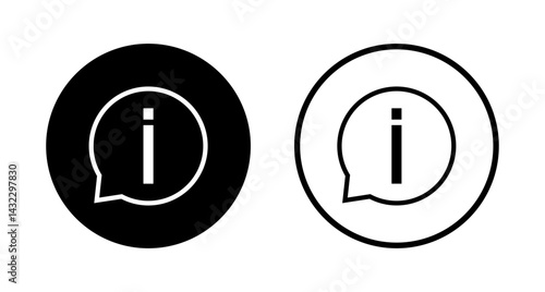 Information sign icon logo design. about us sign and symbol. question mark icon