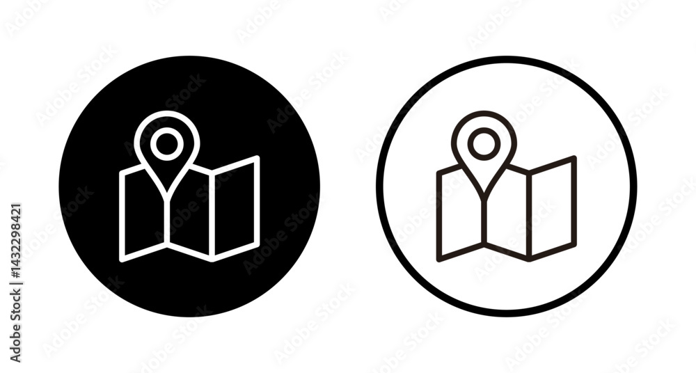 Maps and pin icon logo design. location sign and symbol. geo locate, pointer icon. Maps and pin icon logo design. location sign and symbol. geo locate, pointer icon.