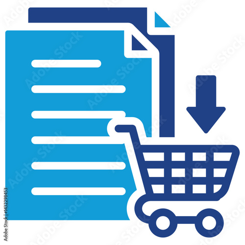 Purchase Requisition Dual Tone Icon
