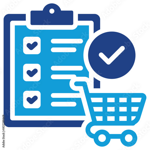 Purchase Order Creation Dual Tone Icon