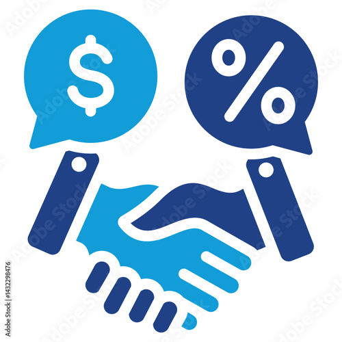 Price Negotiation Dual Tone Icon
