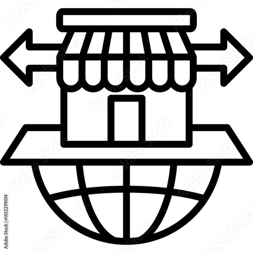 Business Expansion line icon