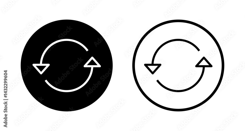 Refresh icon logo design. Reload sign and symbol. Update icon. Refresh icon logo design. Reload sign and symbol. Update icon.