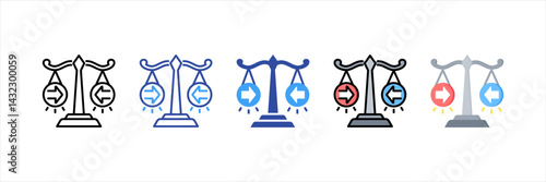 Contention Multi Style Icon Set