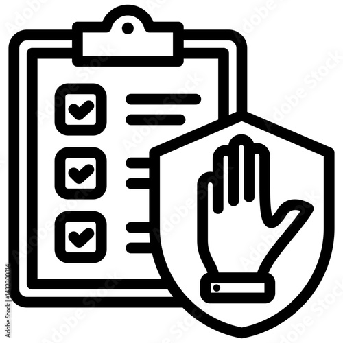 Preventive Measure Outline Icon