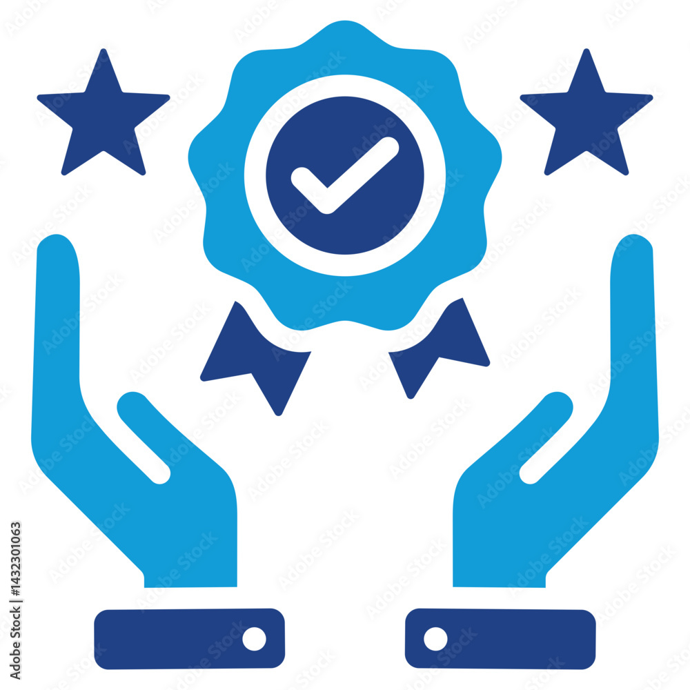 Service Quality Dual Tone Icon