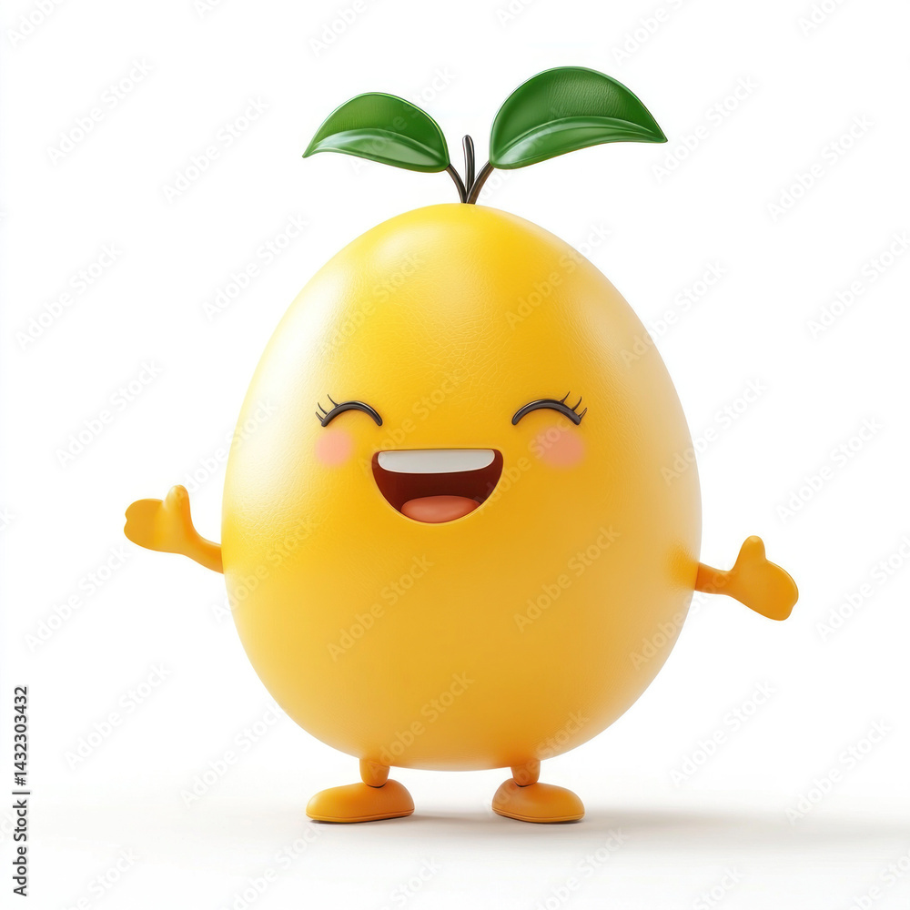 3d rendered illustration of an orange man 3d rendered illustration of an orange man