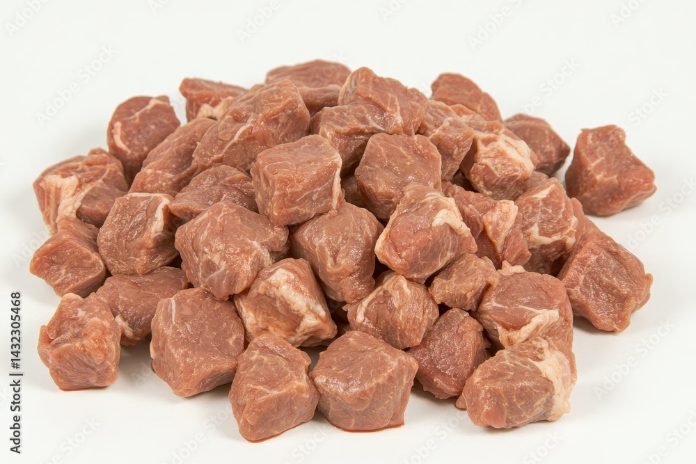 Cubed Raw Beef (1) Cubed Raw Beef (1)