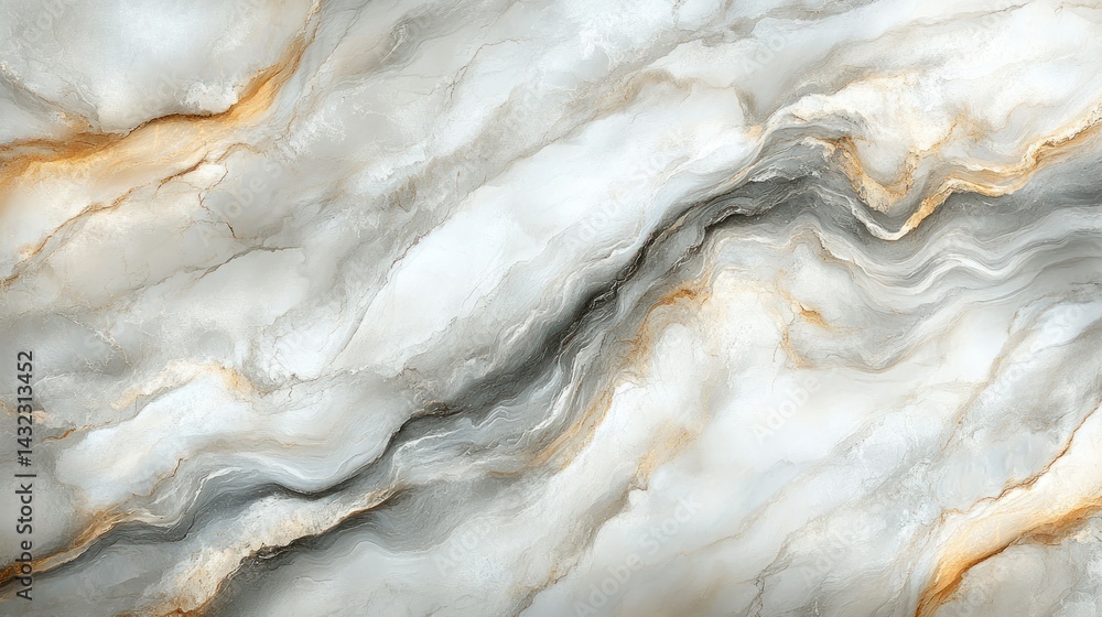 Obraz premium Elegant grey and white marble texture