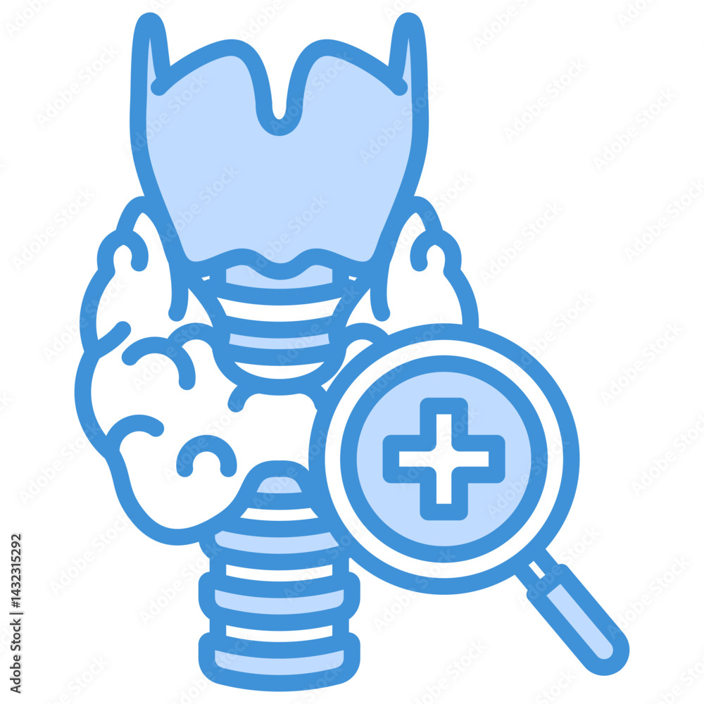 Obraz premium Endocrinology Icon