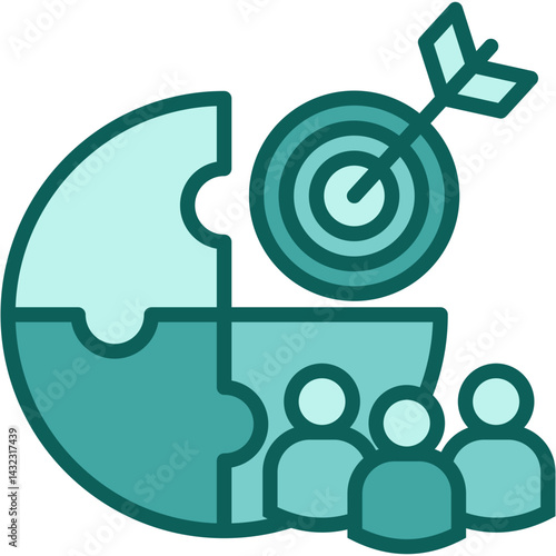 Target Marketing solid icon