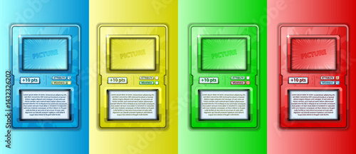 Layout de jogo de cartas infantil