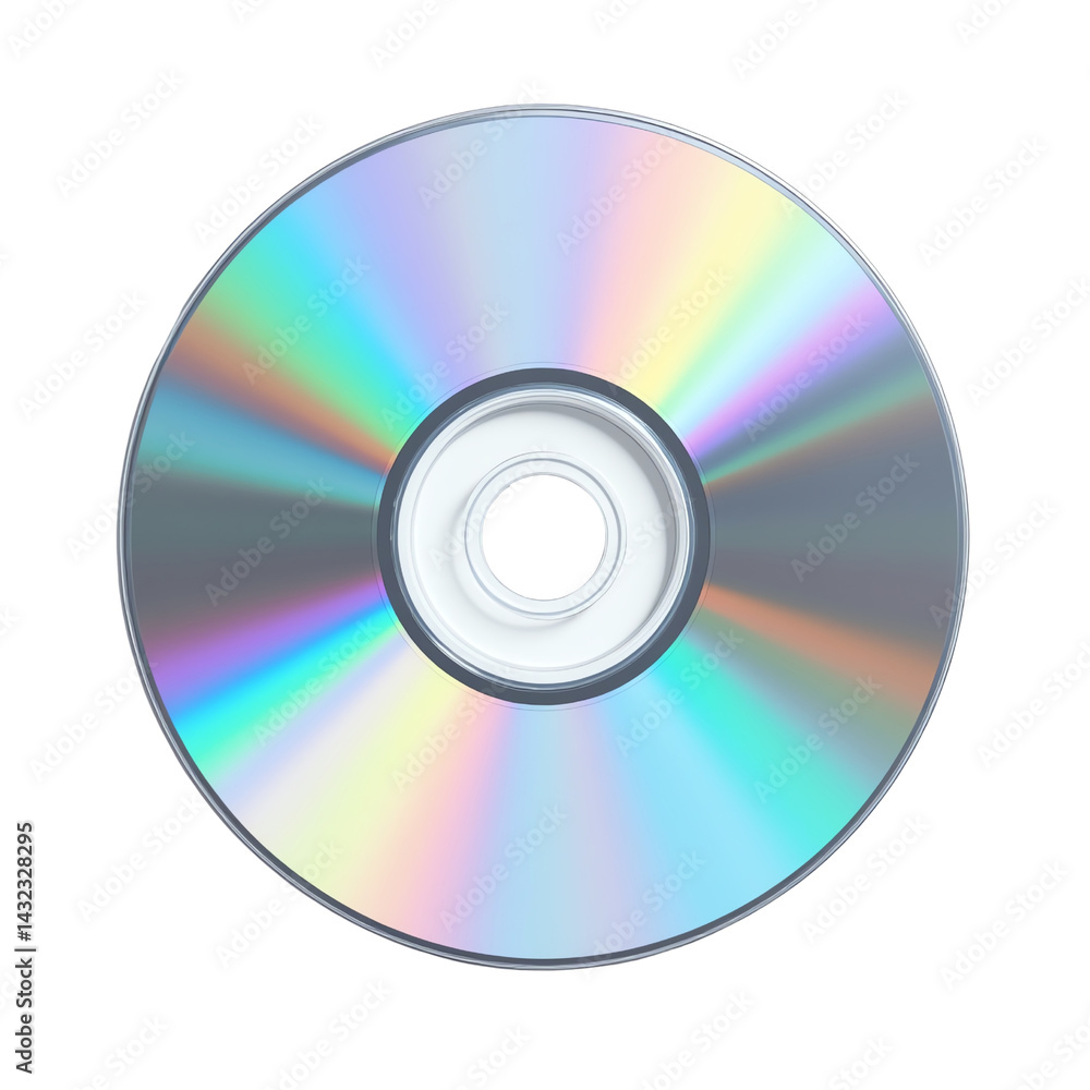 Compact disc on white isolate background Compact disc on white isolate background