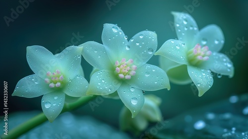 Hoya plant, acuta, Flowering is a fragrant bouquet. Apocyneceae. Inflorescence soft green flowers resembling star-shaped. HD 8K eid ul azha wallpaper Photographic Image