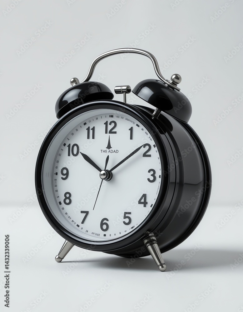 Classic Black Alarm Clock Stylish Timekeeping for Your Home Classic Black Alarm Clock Stylish Timekeeping for Your Home