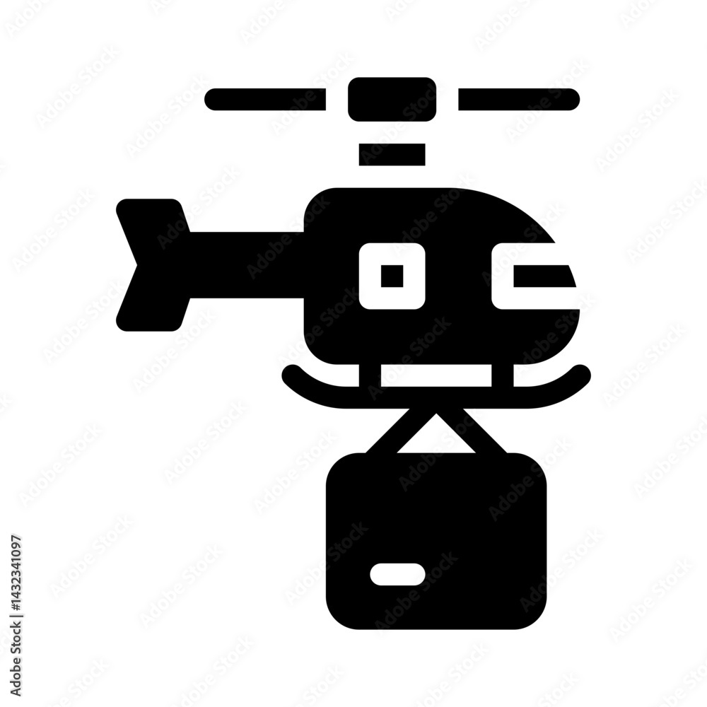 air express glyph icon air express glyph icon