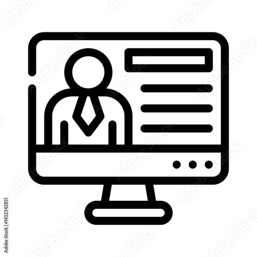 online tutor line icon