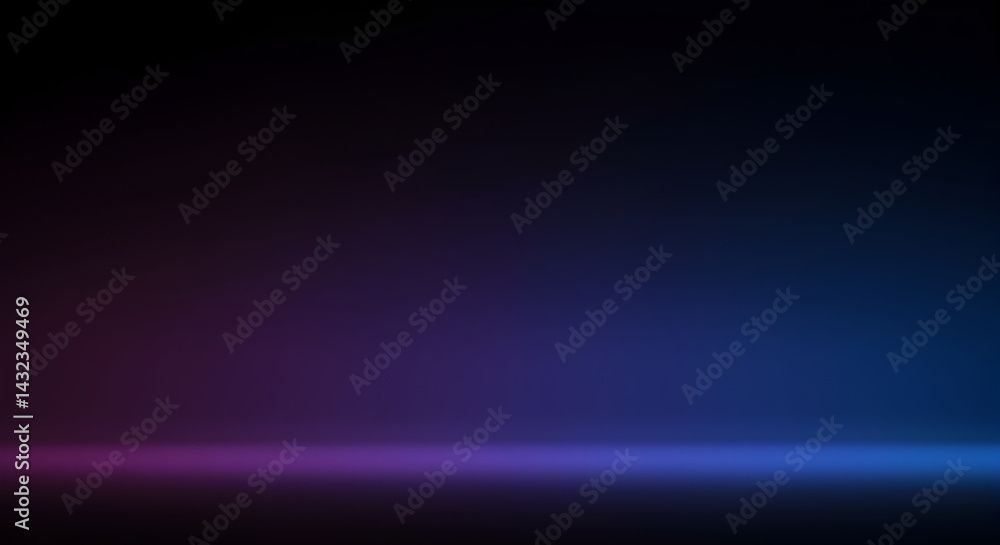 Obraz premium Gradient Background with Neon Accents in Dark Purple and Blue Tones
