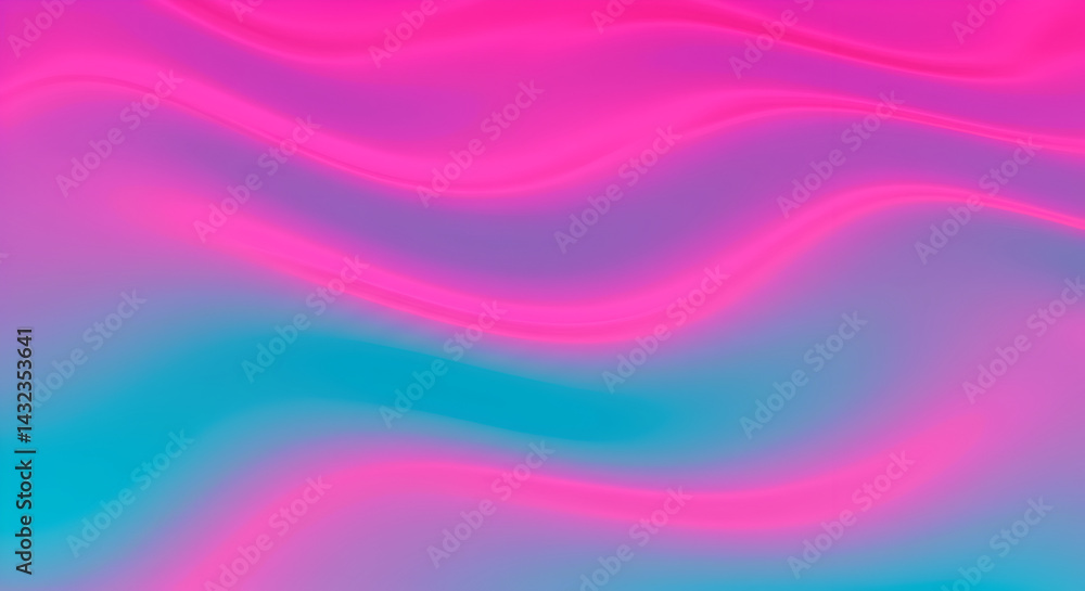 Obraz premium Abstract Neon Fluid Waves Gradient Colorful Elegant Background Pattern