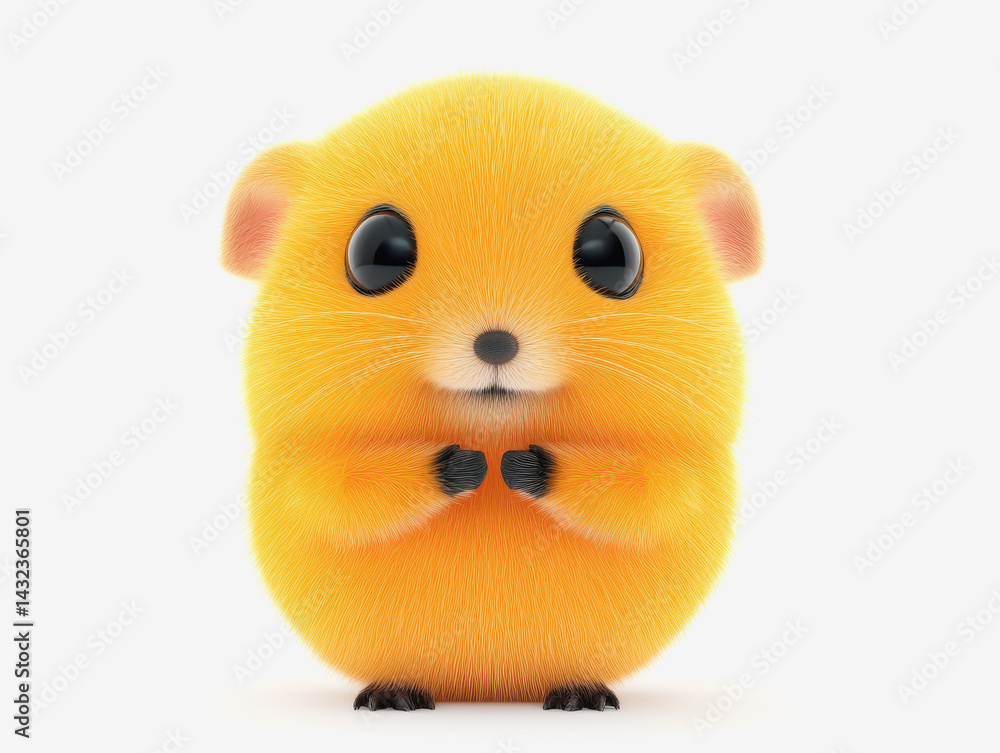 Adorable 3d prairie dog illustration displaying a playful and charming full body pose in a vibrant environment Adorable 3d prairie dog illustration displaying a playful and charming full body pose in a vibrant environment