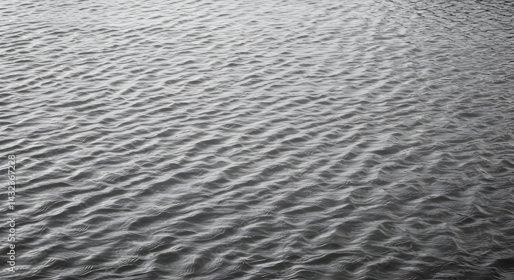 Fototapeta premium Gentle Ripples Create A Serene And Abstract Water Surface Texture
