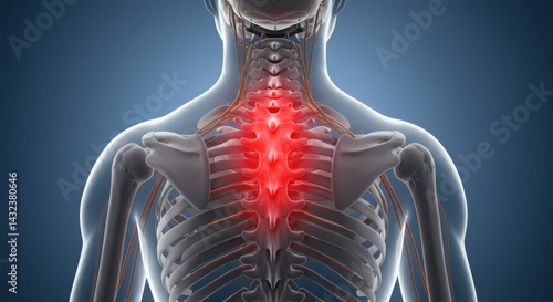 Upper Back Pain Anatomy Spine Thoracic Posture