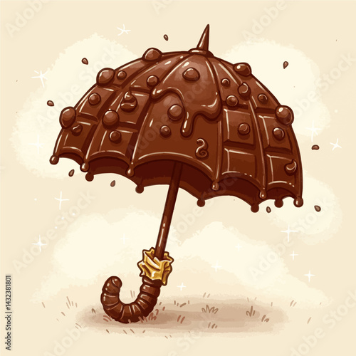 Indulgence in the Unexpected: A Chocolate Umbrella 