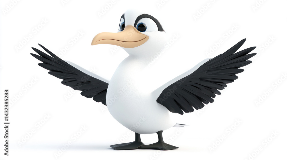 3d render of a vulture