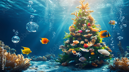 Minimalist style Christmas,Christmas, decoration, Christmas tree,holiday, xmas,winter, decorations,celebration, presents,gift, Santa Claus,ornaments,december,seasonal,art,happy,new year