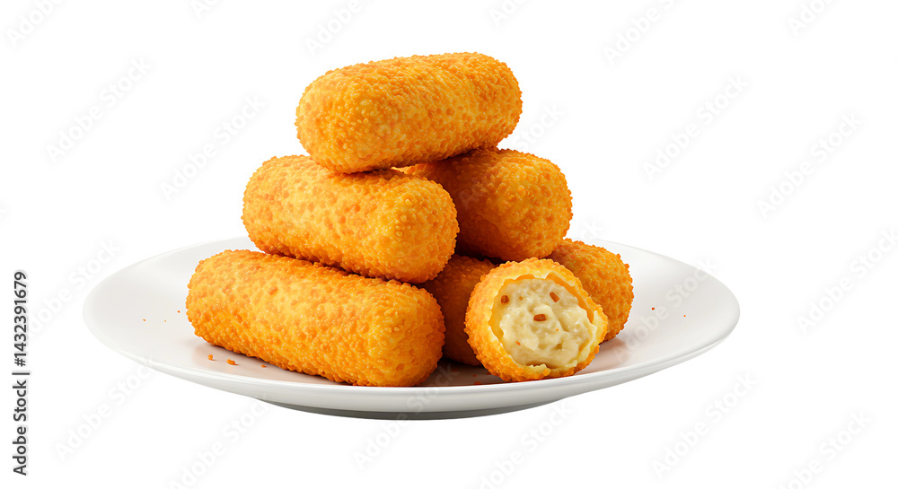 Croquettes Isolated on Transparent Background
Croquettes Isolated on Transparent Background