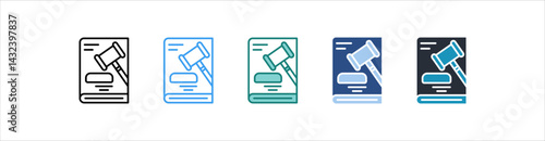 Regulation Icon In Different Style Vector