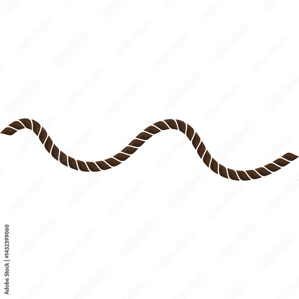 Naklejka premium Ropes Realistic Vector