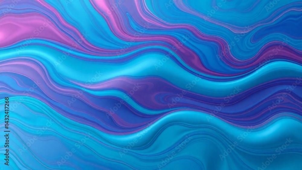 abstract vibrant Swirling waves design with Pink and blue, wallpaper background, Generative AI abstract vibrant Swirling waves design with Pink and blue, wallpaper background, Generative AI
