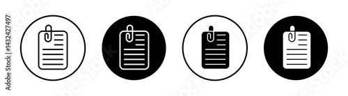 Attach document Simple vector icons illustrations for graphic design.