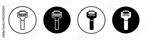 Derma roller Simple vector icons illustrations for graphic design.