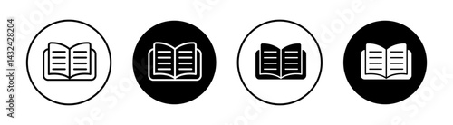 Ebook Simple vector icons illustrations for graphic design.