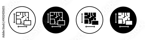 House plan Simple vector icons illustrations for graphic design.