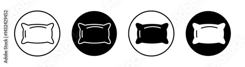 Pillow Simple vector icons illustrations for graphic design.