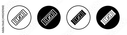 Protein bar Simple vector icons illustrations for graphic design.