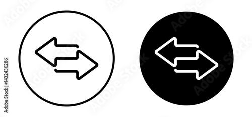 Transfer arrows Simple vector icons illustrations for graphic design.